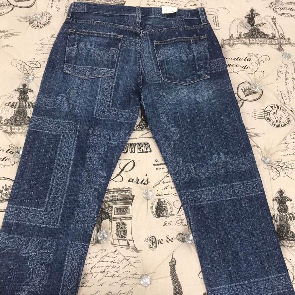 🎁 Current/Elliott Unisex Straight Leg Jeans - Picture 6 of 9